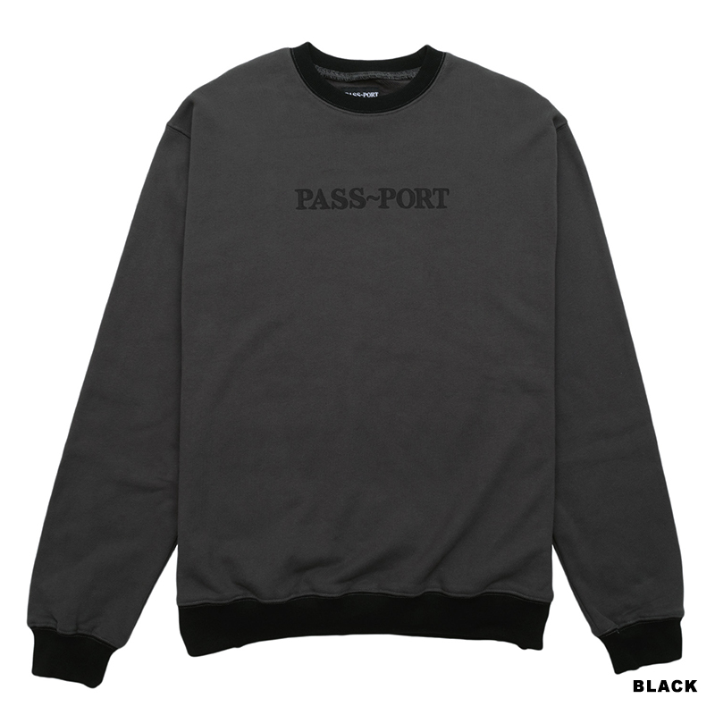 PASS PORT(パスポート)/ Organic Tonal Sweater -3.COLOR-(BLACK)