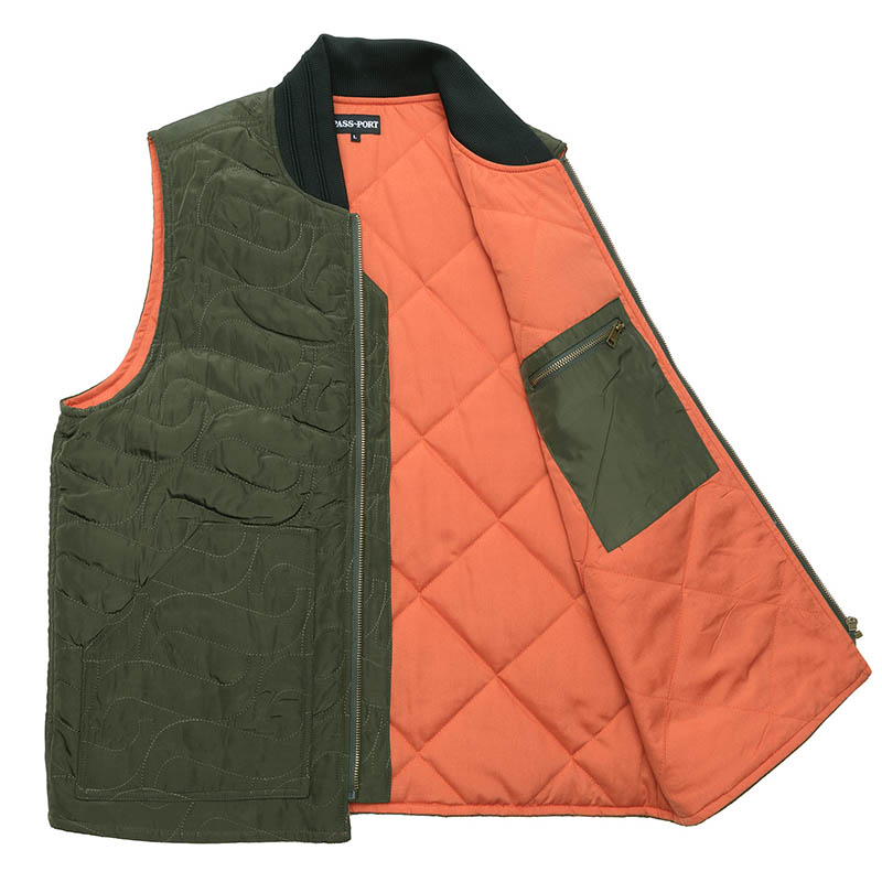 PASS PORT(パスポート)/ Tilde Puff Packers VEST -3.COLOR-