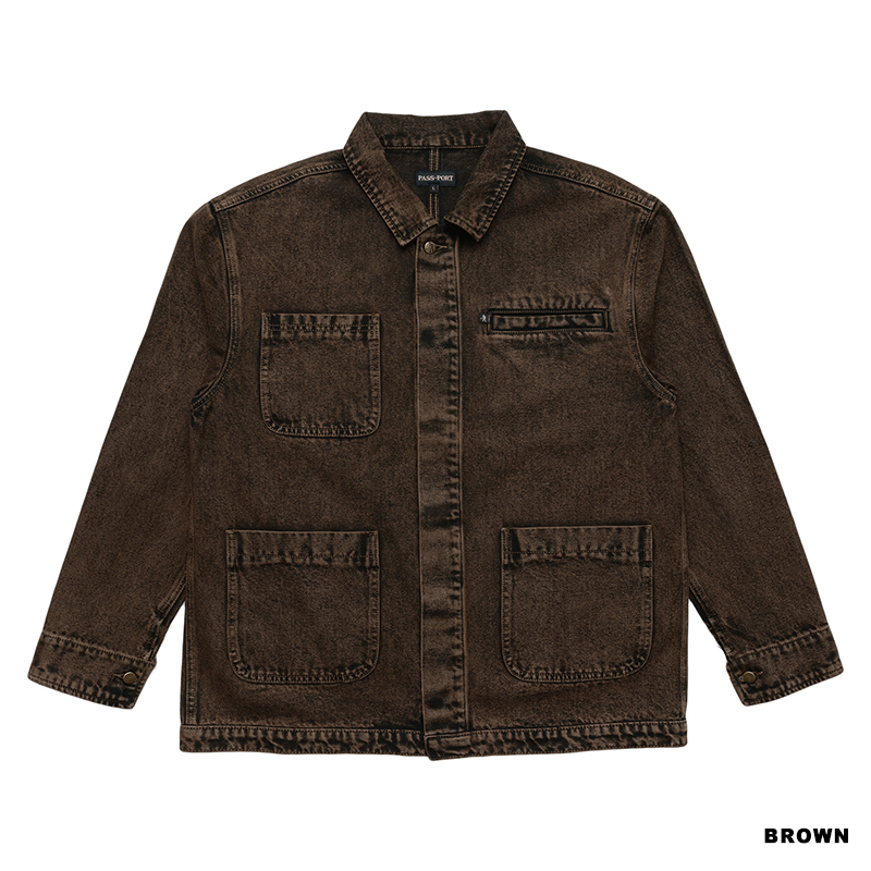 PASS PORT(パスポート)/ Workers Club Painters Jacket -2.COLOR-(BROWN)