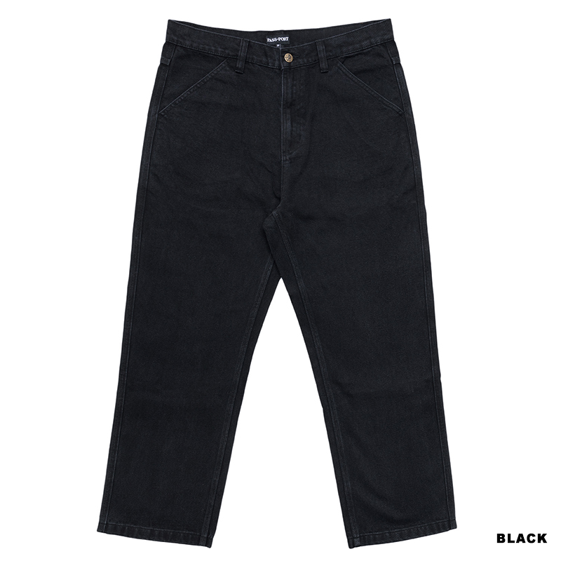 PASS PORT(パスポート)/ Workers Club Jean -3.COLOR-(BLACK)