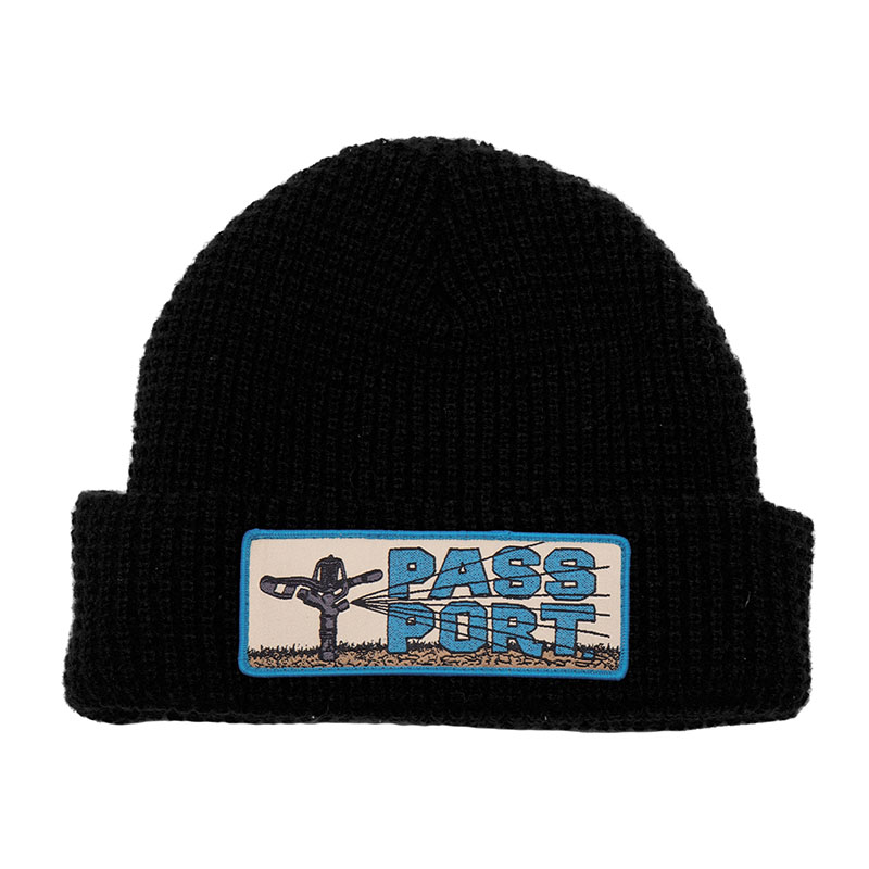 PASS PORT(パスポート)/ WATER RESTRICTIONS BEANIE -2.COLOR-(BLACK)