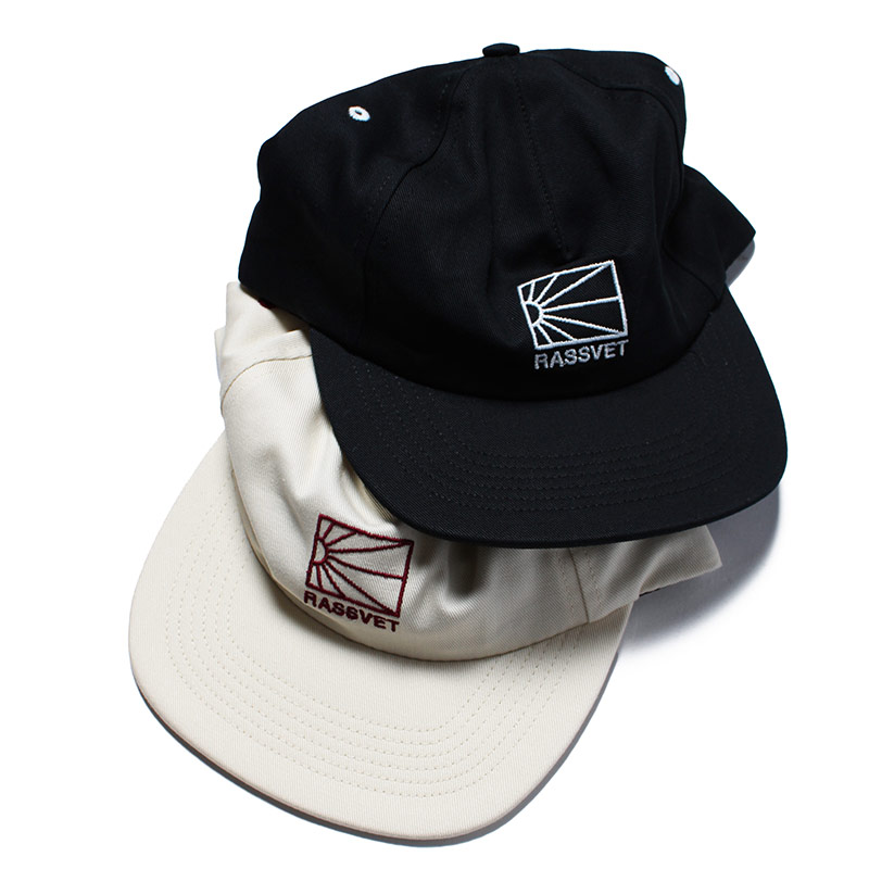 RASSVET(ラスベート)/ 5 PANEL LOGO CAP -2.COLOR-