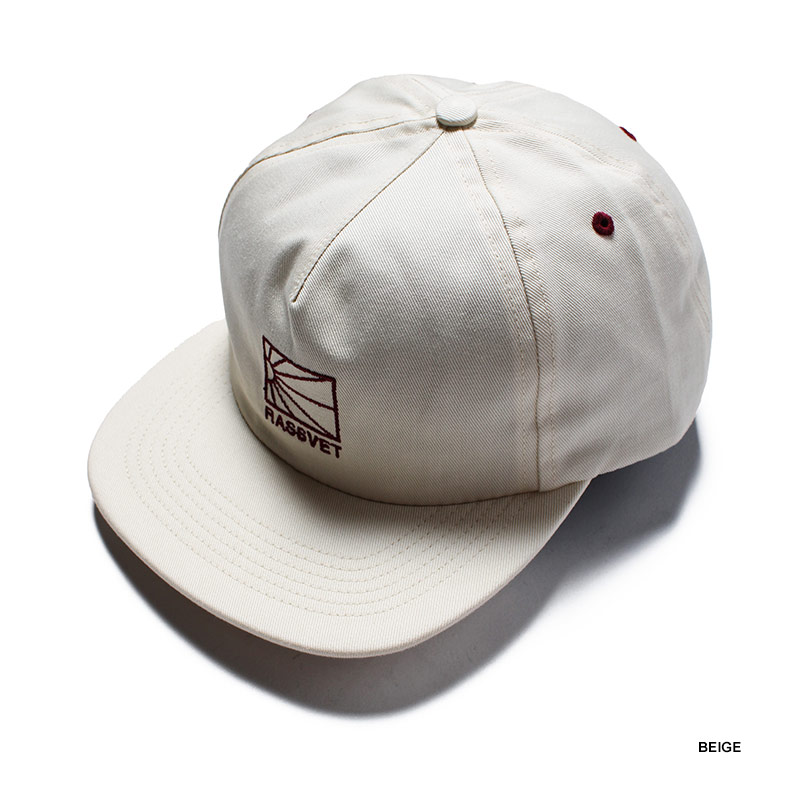 RASSVET(ラスベート)/ 5 PANEL LOGO CAP -2.COLOR-