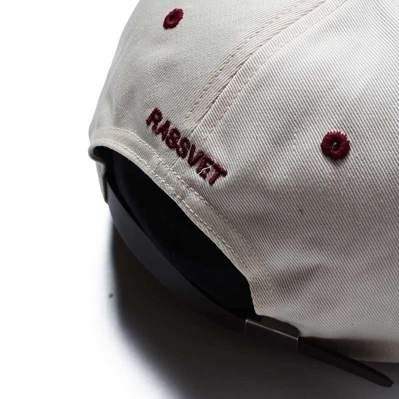 RASSVET(ラスベート)/ 5 PANEL LOGO CAP -2.COLOR-