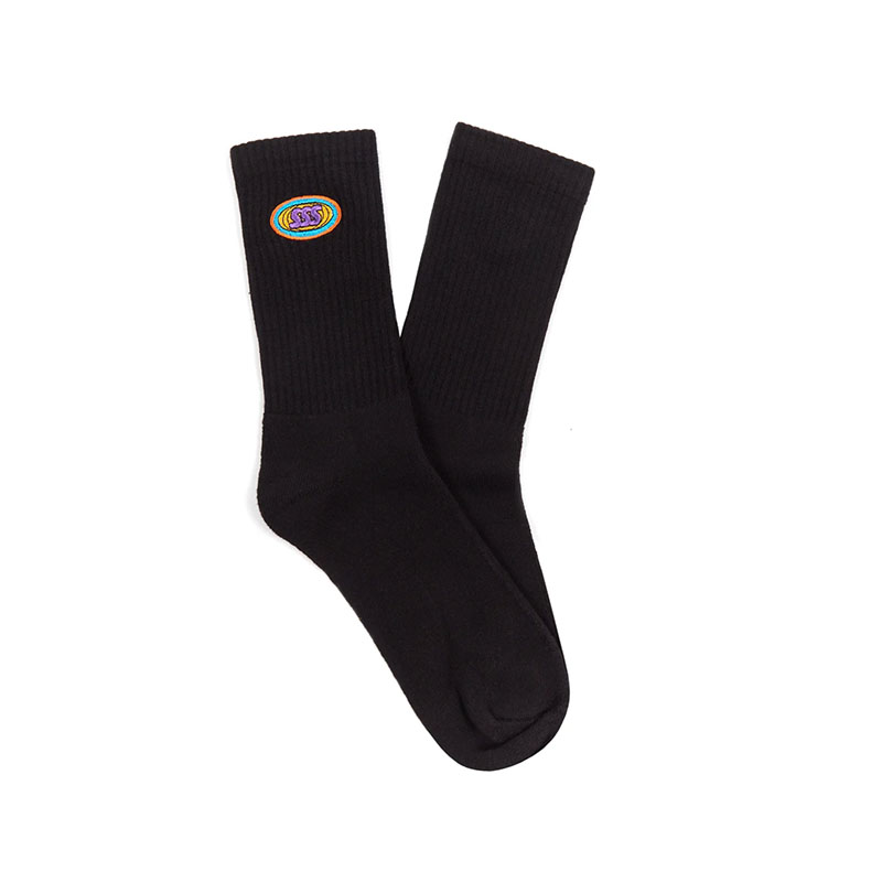 STANTON STREET SPORTS(スタントンストリートスポーツ)/ SSS SECURITY LOGO SOCKS -2COLOR-(BLACK)