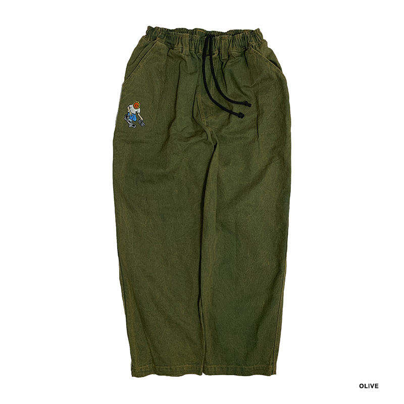 TELEVISI STAR(テレビジスター)/ BAGGY OG PANTS SUNFLOWERS -2.COLOR-(OLIVE)