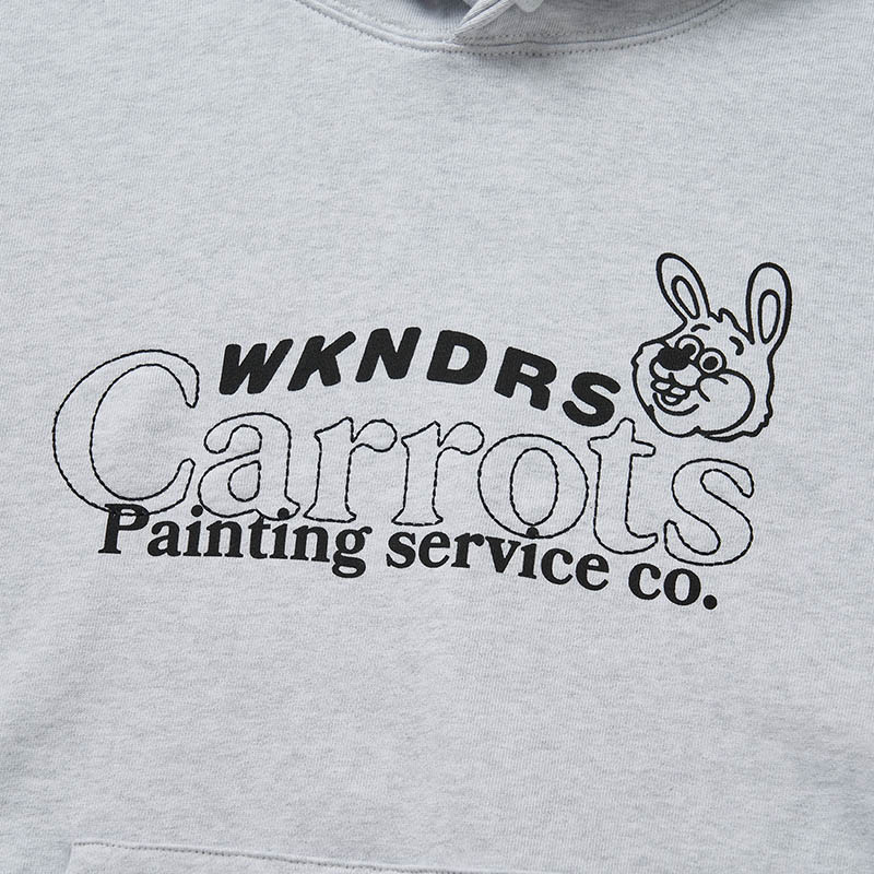 WKNDRS(ウィーケンダーズ)/ CARROTS HOODIE -2.COLOR-