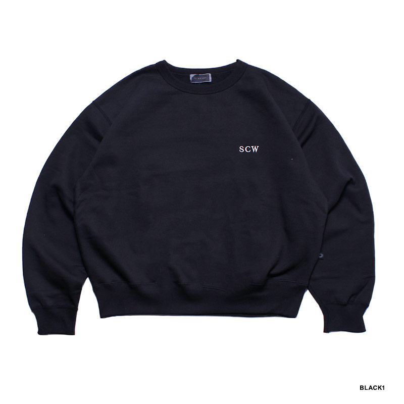 SCWEAR(スクウェア)/ ABSTRACT CREW SWEAT -2.COLOR-