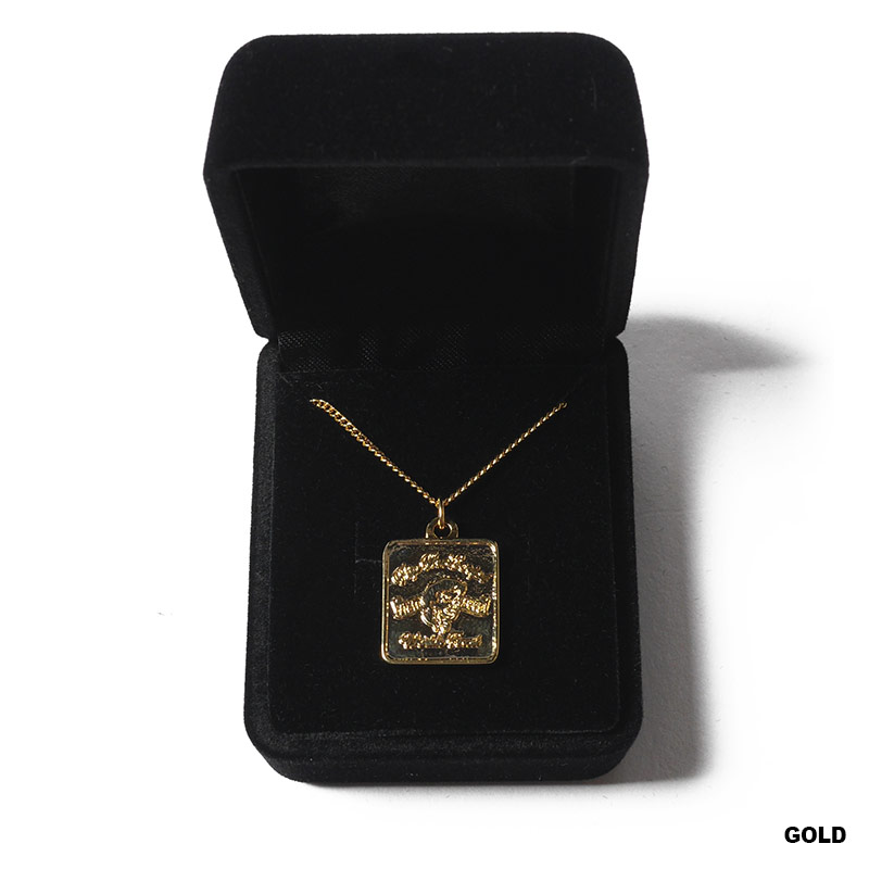 FLIP THE SCRIPT(フリップザスクリプト)/ SQUARE NECKLACE -2.COLOR-(GOLD)