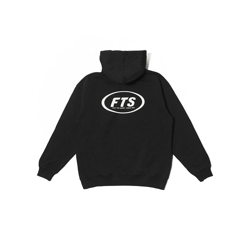 FLIP THE SCRIPT(フリップザスクリプト)/ LOGO HOOD SW -3COLOR-(BLACK)