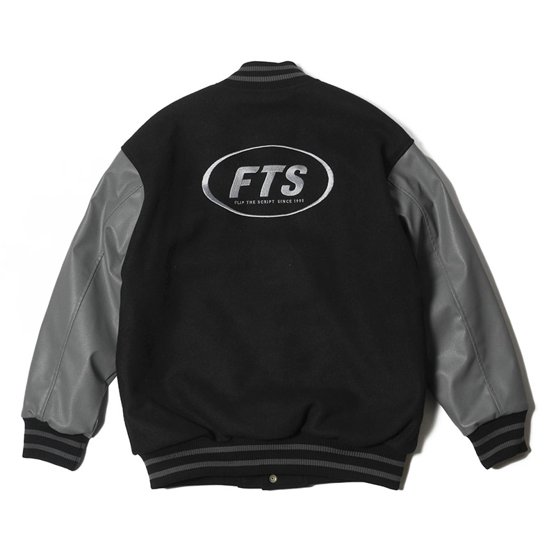 FLIP THE SCRIPT(フリップザスクリプト)/ LOGO STADIUM JKT -2COLOR-(BLACK)