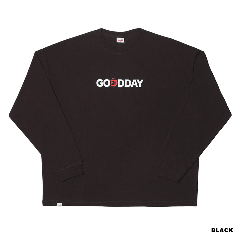 GOOD DAY(グッデイ)/ APPLE LOGO LS TEE(BLACK)