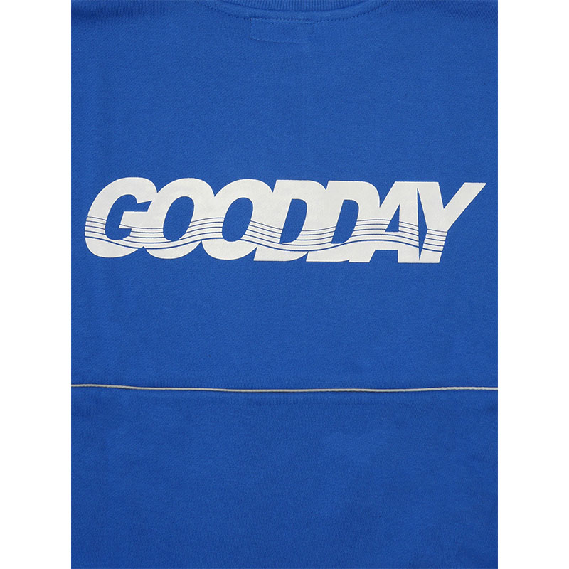 GOOD DAY(グッデイ)/ PIPING WIDE CREW SW -2COLOR-