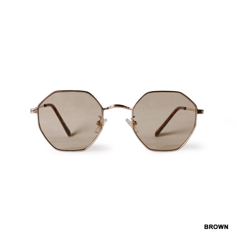 LUCHINI(ルチニ)/ SUNGLASS -OCTAGON- -3.COLOR-(BROWN)