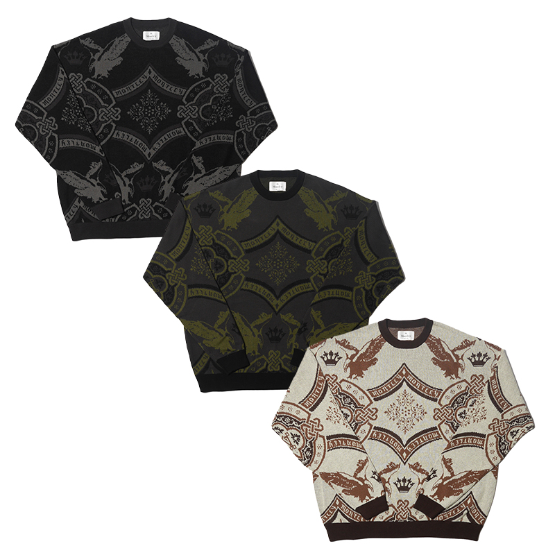 MONTLEY(モーレー)/ VICTORIAN CREW KNIT -2.COLOR-