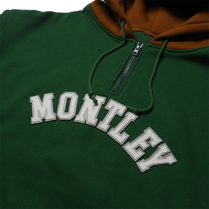 MONTLEY(モーレー)/ HALF ZIP HOOD SW -3COLOR-