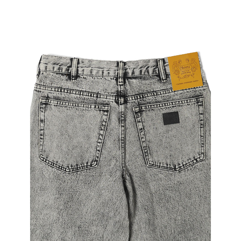 Cheers(チアーズ)/ OD DENIM 5PTEPS -BLACK-