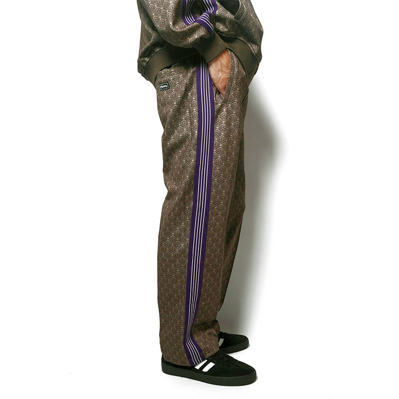 Cheers(チアーズ)/ BATIK TRACK PANTS -BROWN-