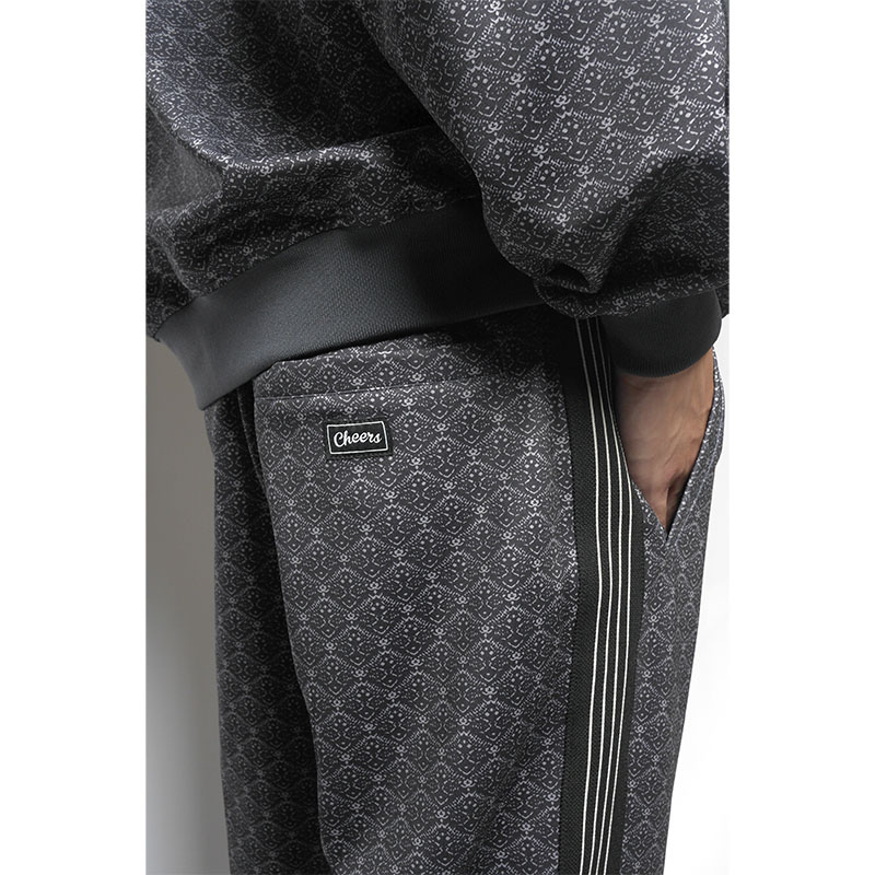 Cheers(チアーズ)/ BATIK TRACK PANTS -CHARCOAL-