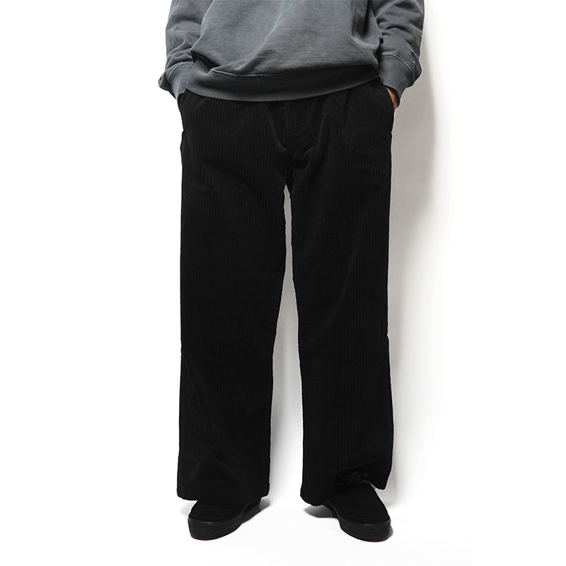 Cheers(チアーズ)/ BAGGY CORDUROY PANTS -BLACK-