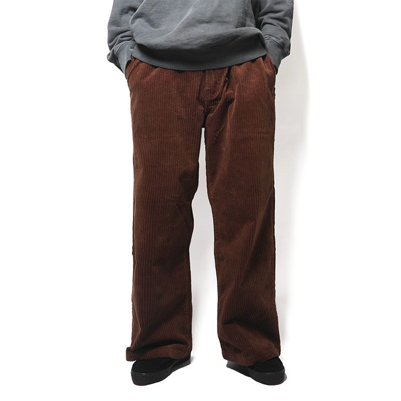 Cheers(チアーズ)/ BAGGY CORDUROY PANTS -BROWN-