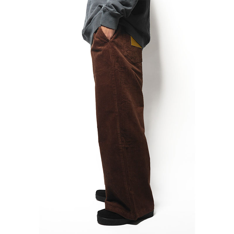 Cheers(チアーズ)/ BAGGY CORDUROY PANTS -BROWN-