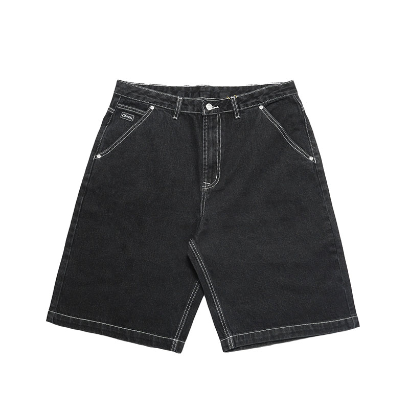 Cheers(チアーズ)/ BIG DENIM SHORTS -BLACK-