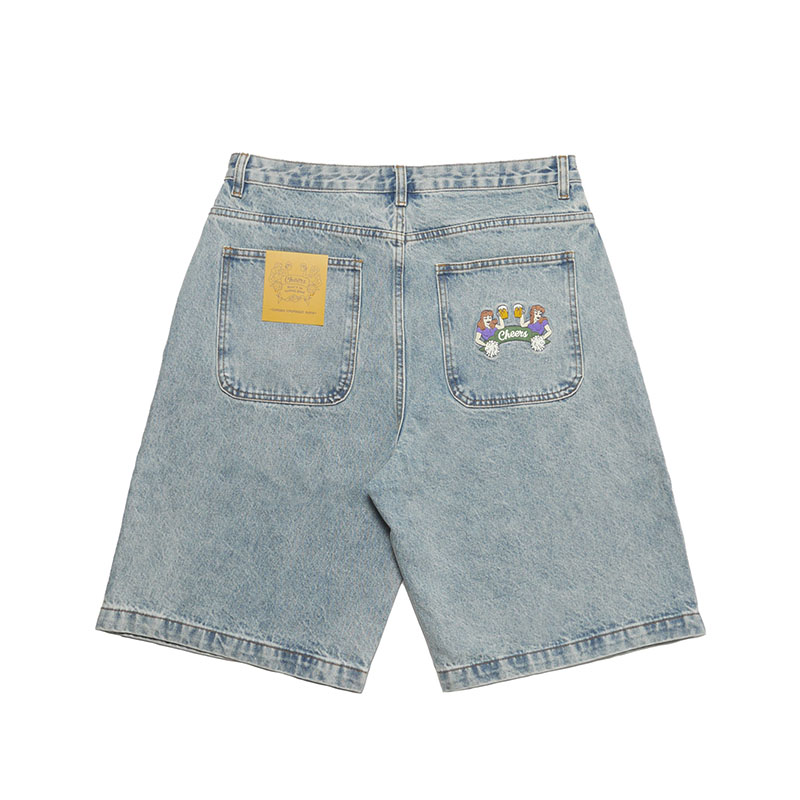 Cheers(チアーズ)/ BIG DENIM SHORTS -USED.INDIGO-