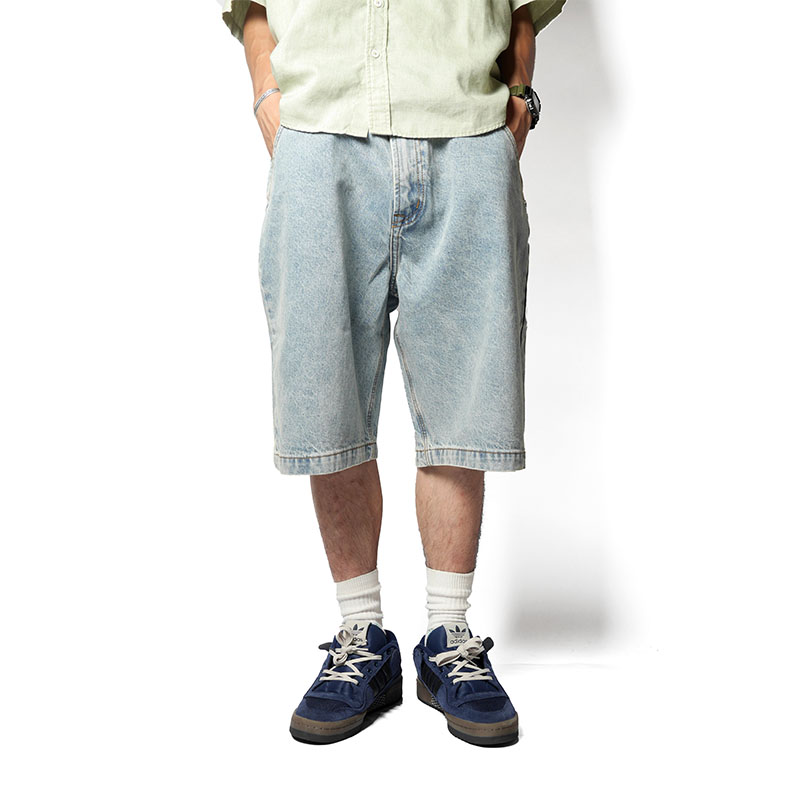 Cheers(チアーズ)/ BIG DENIM SHORTS -USED.INDIGO-