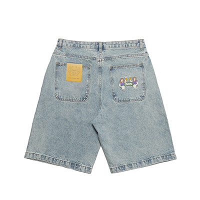 Cheers(チアーズ)/ BIG DENIM SHORTS -USED.INDIGO-