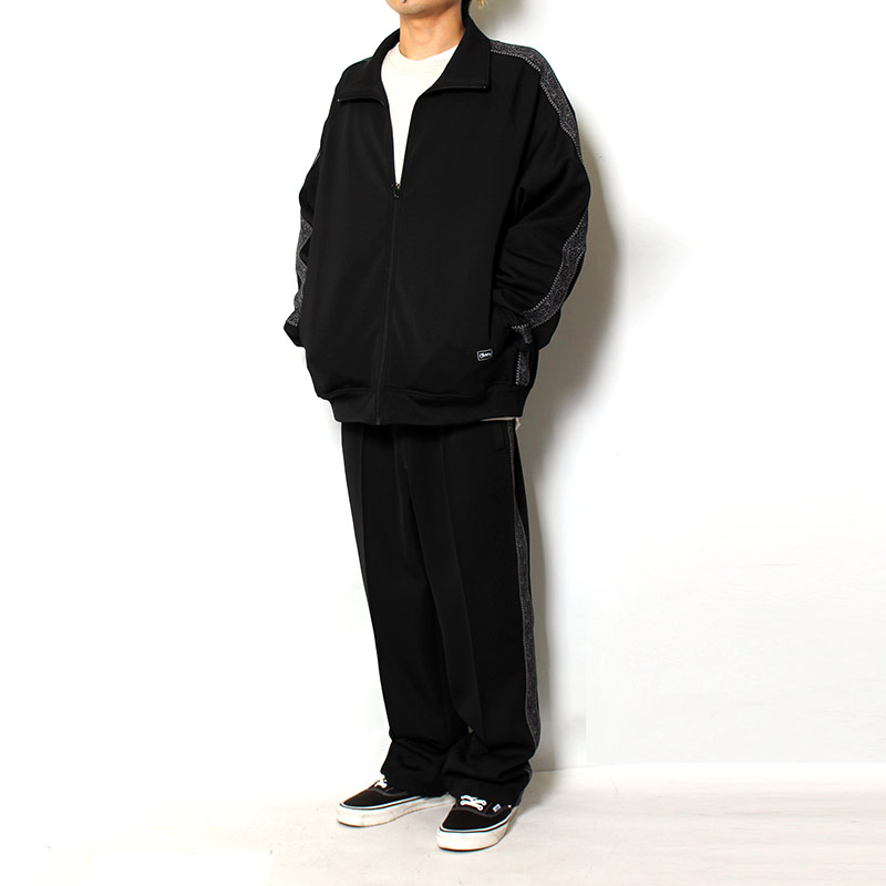 Cheers(チアーズ)/ JERSEY TRACK PANTS -BLACK-