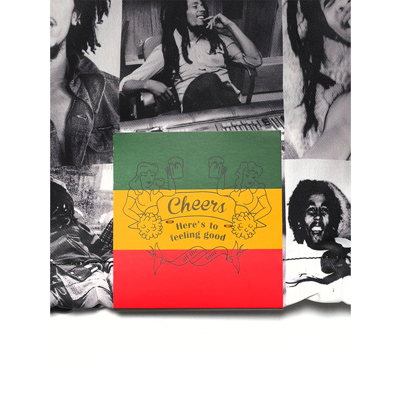Cheers(チアーズ)/ Bob Marley x Cheers PHOTO JKT -BLACK-