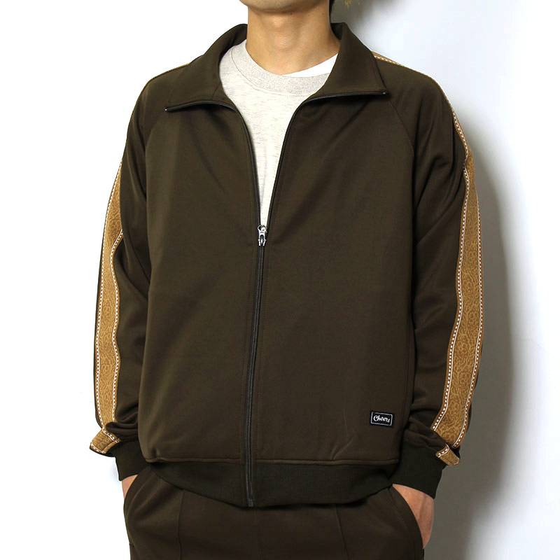 Cheers(チアーズ)/ JERSEY TRACK JKT -OLIVE-