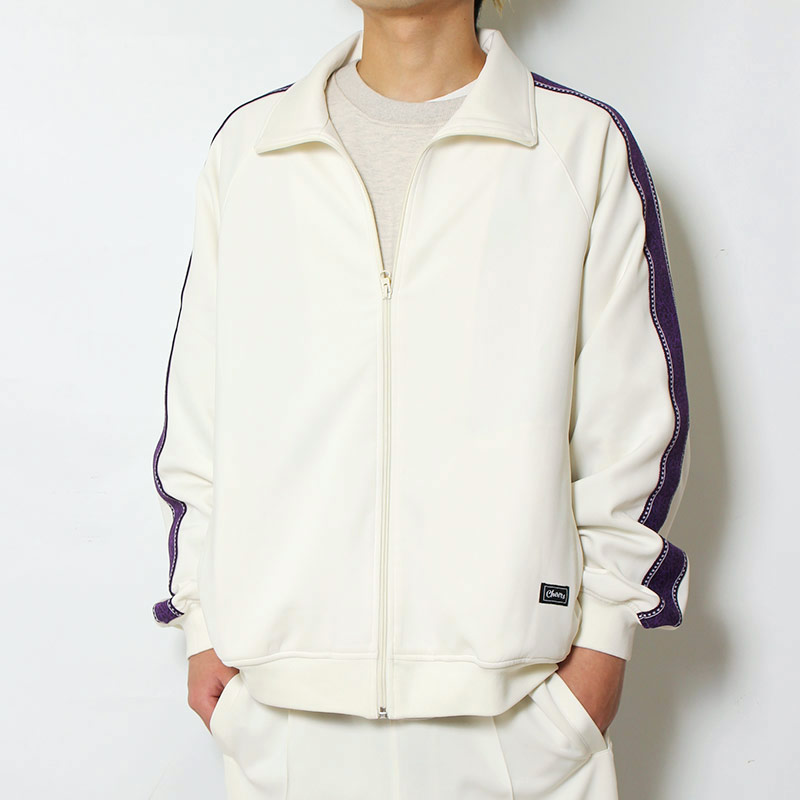 Cheers(チアーズ)/ JERSEY TRACK JKT -OFF WHITE-