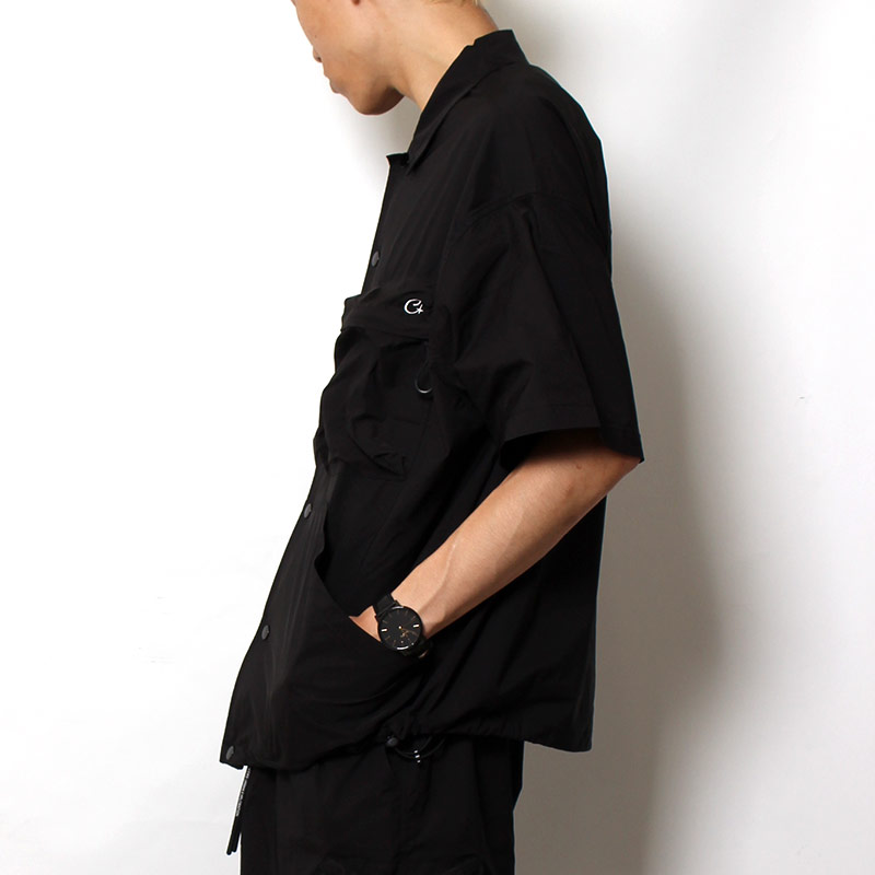 Cheers Urban Exploration(チアーズ アーバン エクスプロレーション)/ CARGO POCKET SS SHIRTS -BLACK-