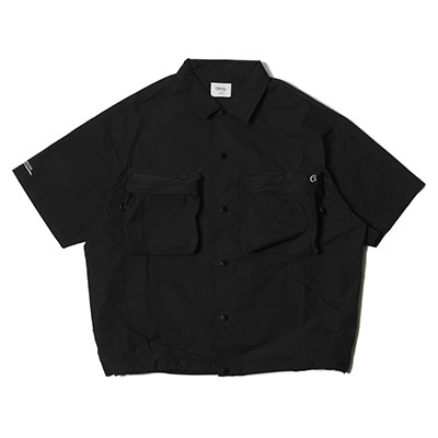 Cheers Urban Exploration(チアーズ アーバン エクスプロレーション)/ CARGO POCKET SS SHIRTS -BLACK-