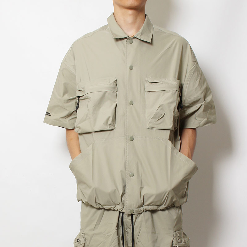 Cheers Urban Exploration(チアーズ アーバン エクスプロレーション)/ CARGO POCKET SS SHIRTS -LT GREEN-