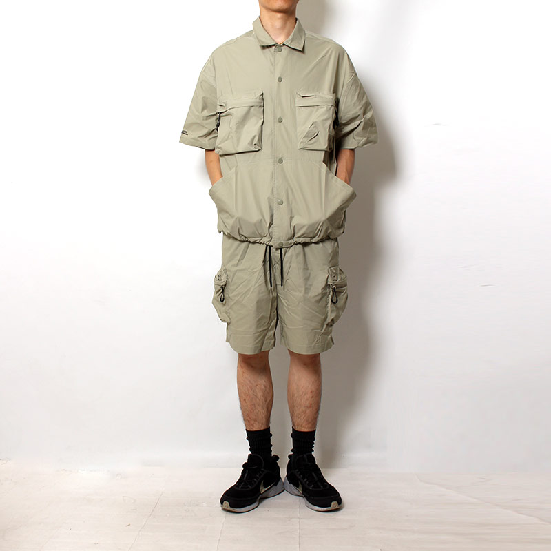 Cheers Urban Exploration(チアーズ アーバン エクスプロレーション)/ CARGO POCKET SS SHIRTS -LT GREEN-
