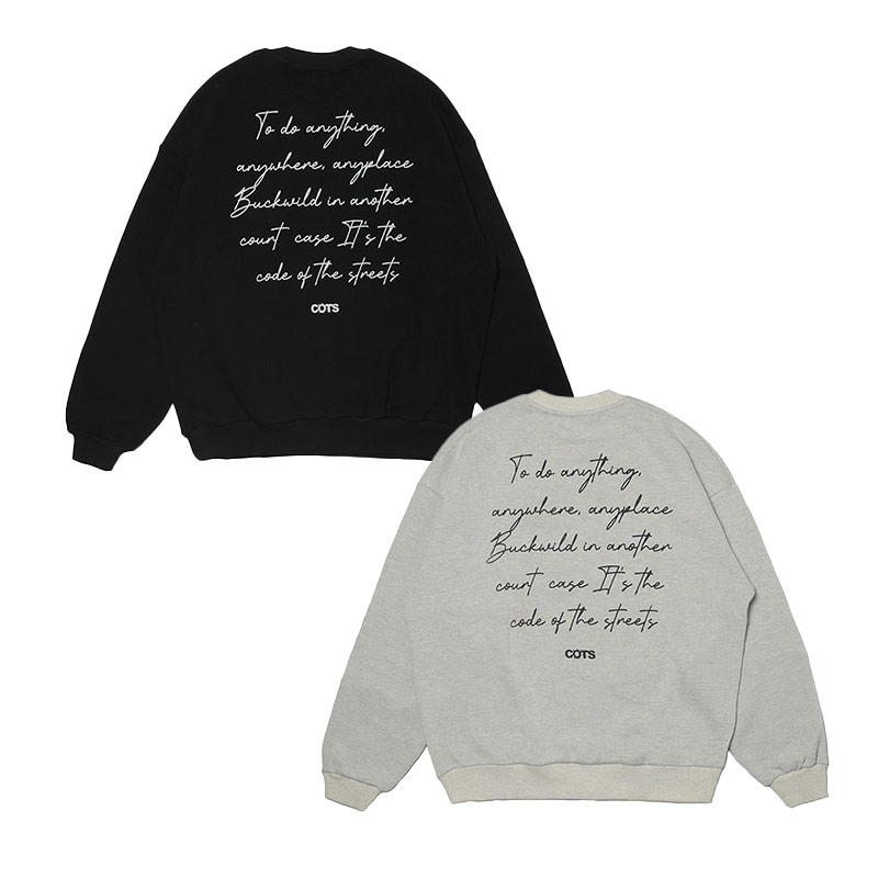 COTS(コッツ)/ THERMAL CREWNECK -2.COLOR-