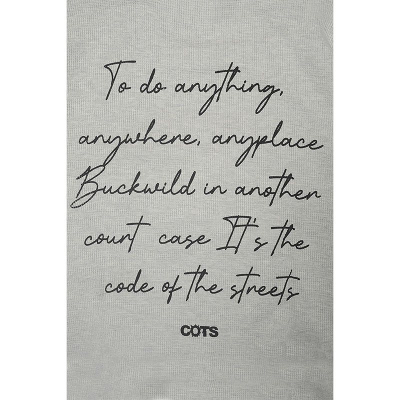 COTS(コッツ)/ THERMAL CREWNECK -2.COLOR-