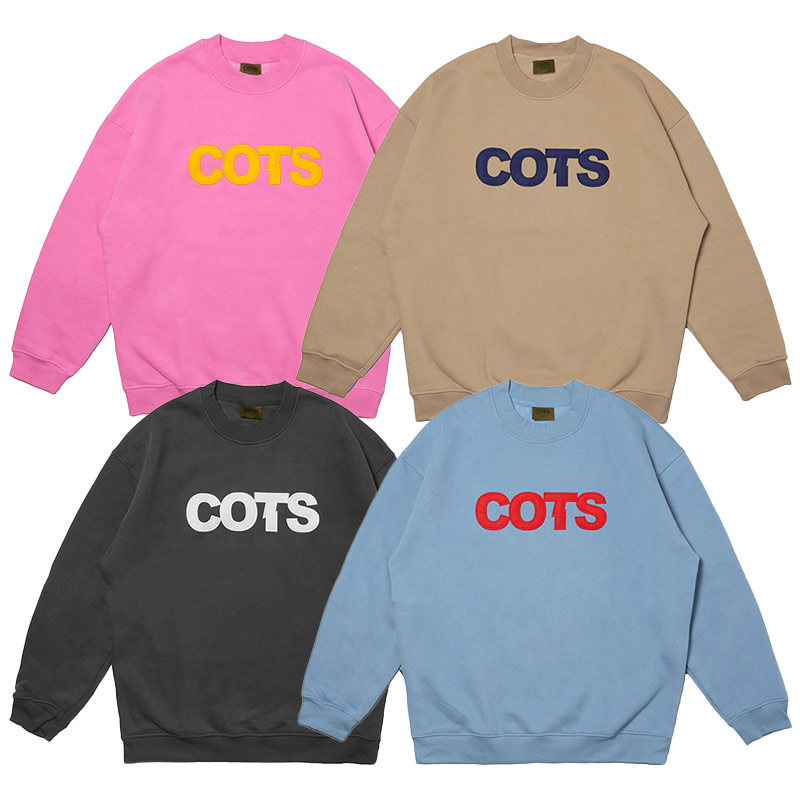 COTS(コッツ)/ LOGO CREWNECK -4.COLOR-