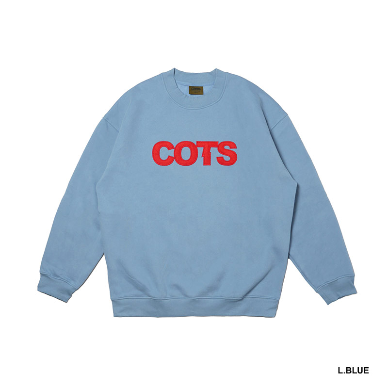 COTS(コッツ)/ LOGO CREWNECK -4.COLOR-