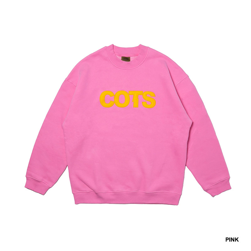 COTS(コッツ)/ LOGO CREWNECK -4.COLOR-