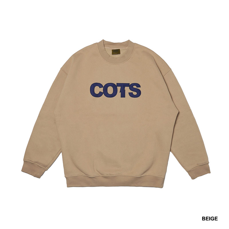 COTS(コッツ)/ LOGO CREWNECK -4.COLOR-