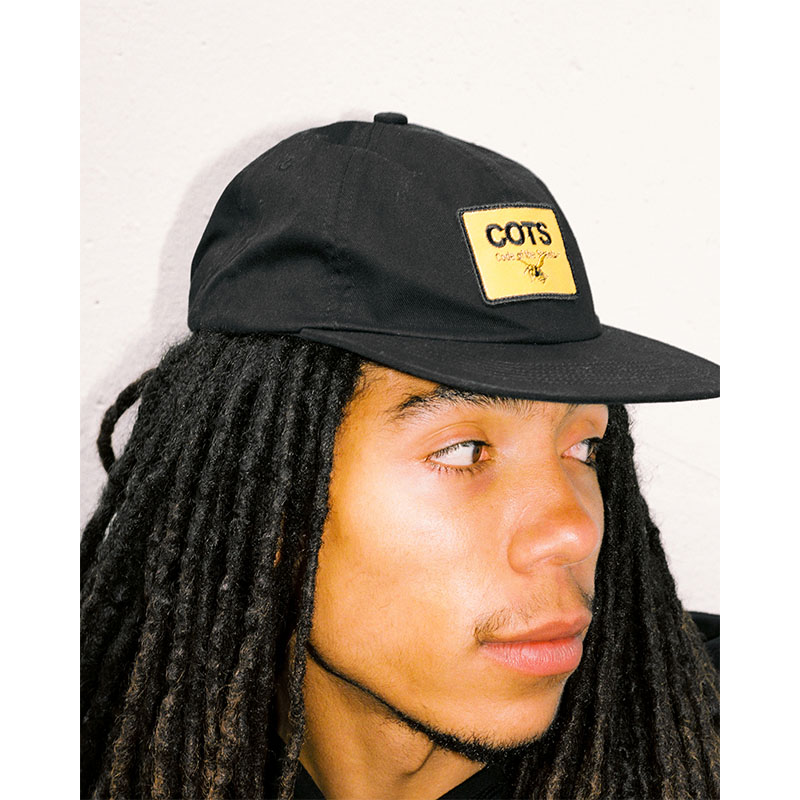 COTS(コッツ)/ PATCH CAP -BLACK-