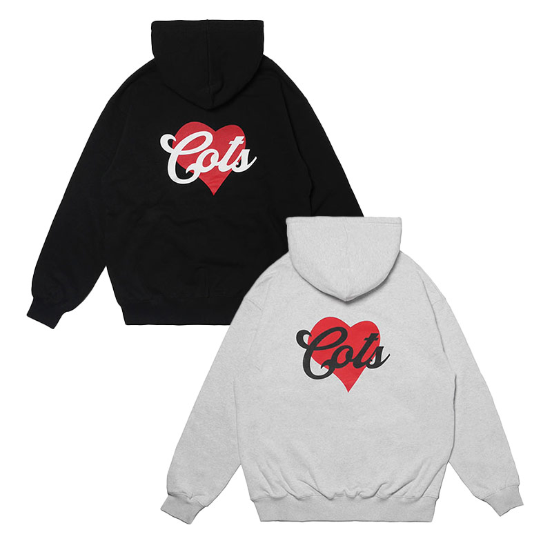 COTS(コッツ)/ HEART ZIP HOODIE -2.COLOR-