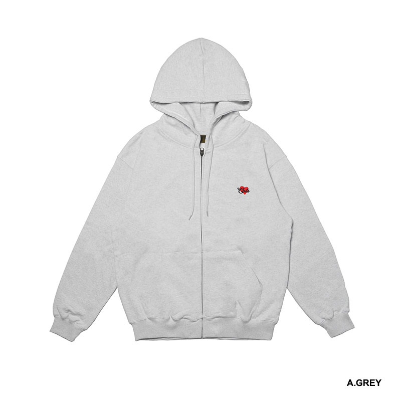 COTS(コッツ)/ HEART ZIP HOODIE -2.COLOR-