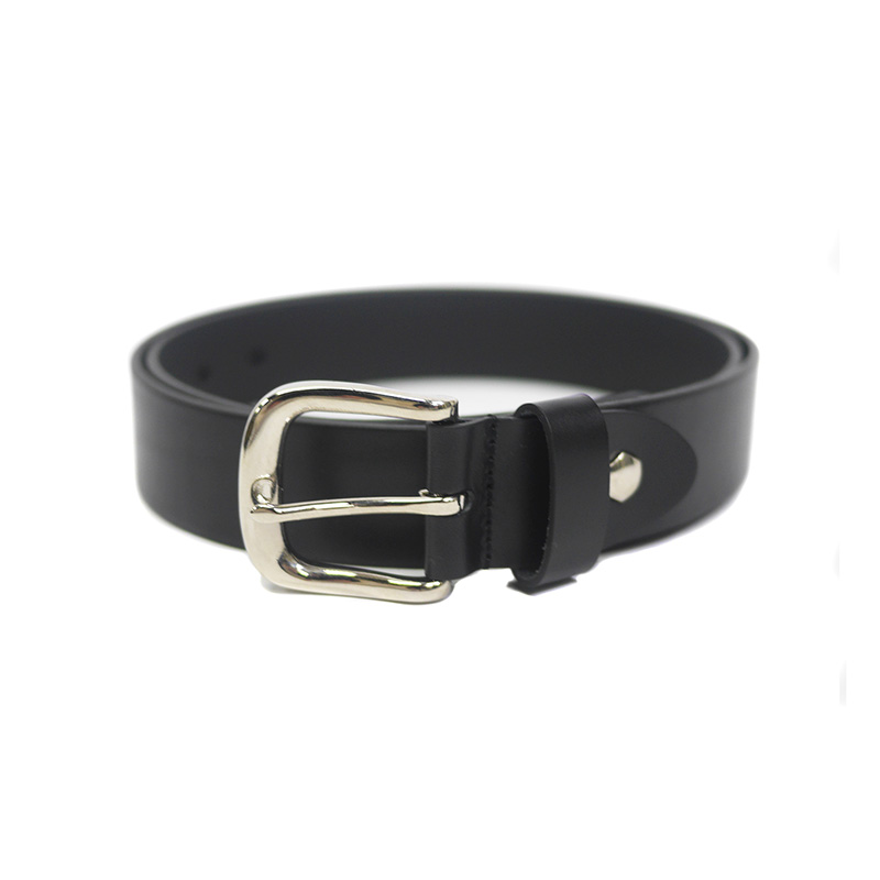 E.S.P.ORIGINAL(イーエスピーオリジナル)/ E.S.P. LEATHER BELT -BLACK×SILVER-