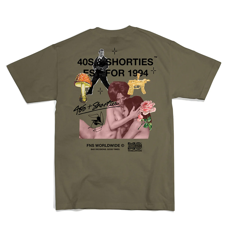 40s&Shorties(フォーティスアンドショーティース)/ ALL TOGETHER TEE -2.COLOR-