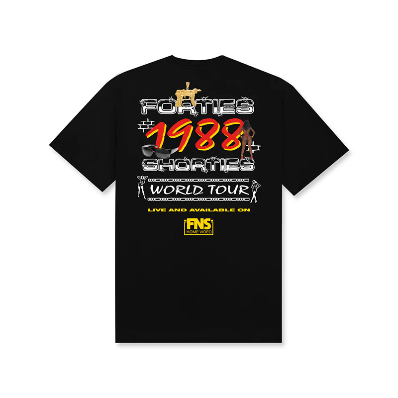 40s&Shorties(フォーティスアンドショーティース)/ 1988 Tour Tee -2.COLOR-(BLACK)